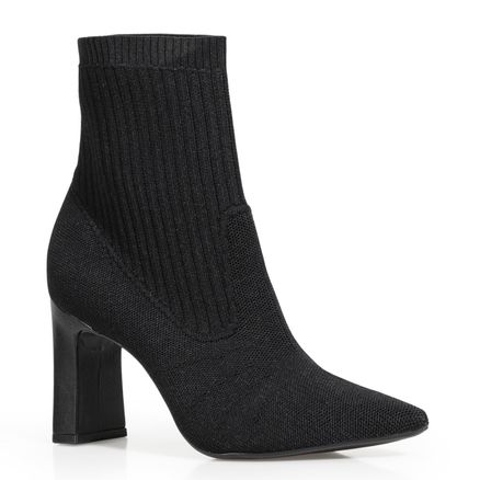 Bota - Knit Preto