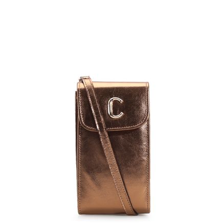 Bolsa Mini - Couro Bronze