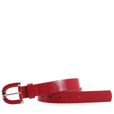 Cinto - Couro Vermelho