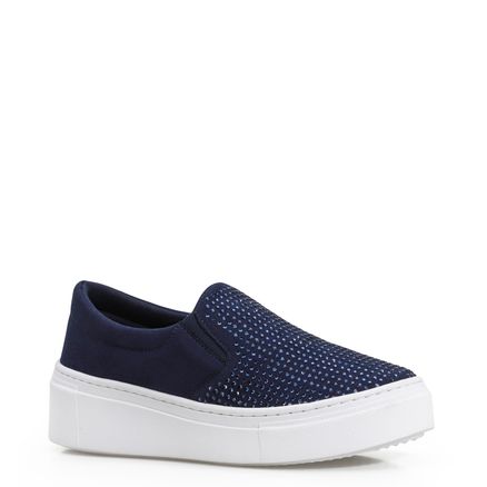 Slip On Hotfix - Camurça Azul