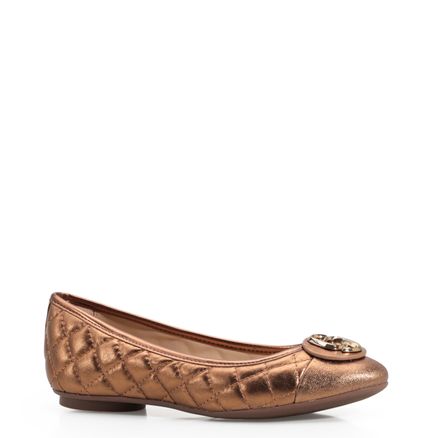 Sapatilha Comfort - Couro Bronze