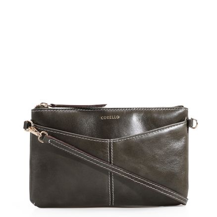 Bolsa Transversal - Couro Verde
