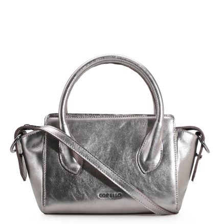 Bolsa Tote - Couro Prata
