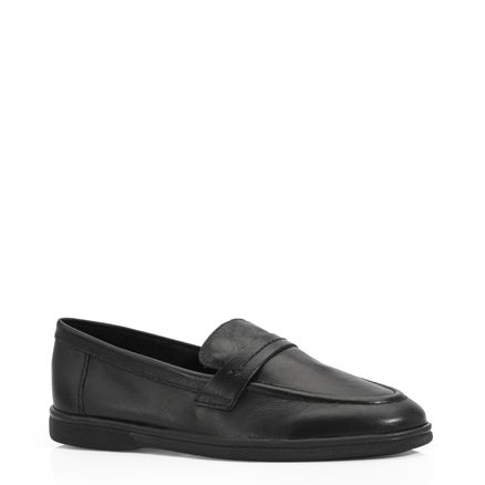 Mocassim - Couro Preto