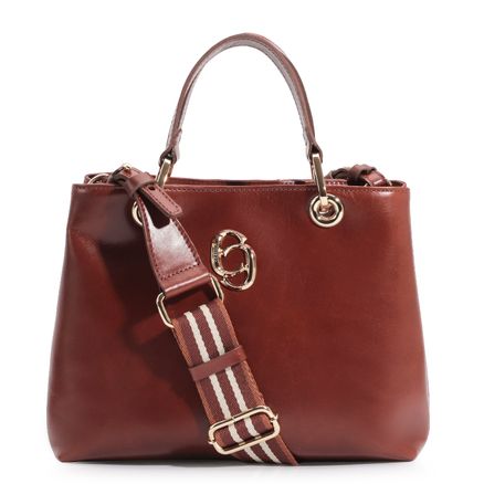 Bolsa Tote - Couro Marrom Escuro