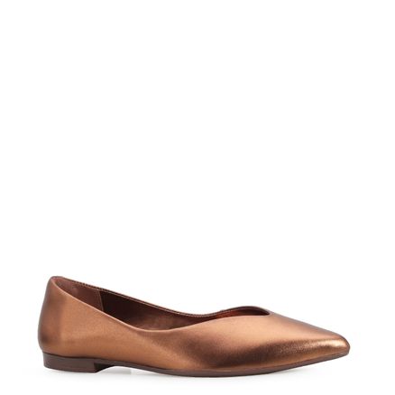 Sapatilha - Couro Bronze