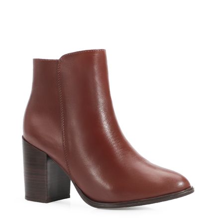 Bota - Couro Marrom Escuro