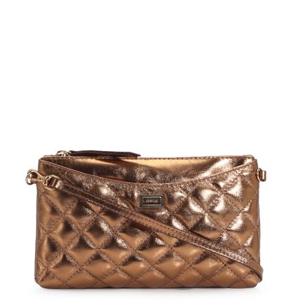Bolsa Transversal - Couro Bronze