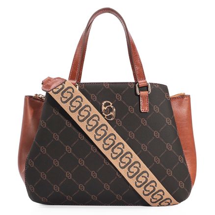 Bolsa Tote - Monograma Marrom
