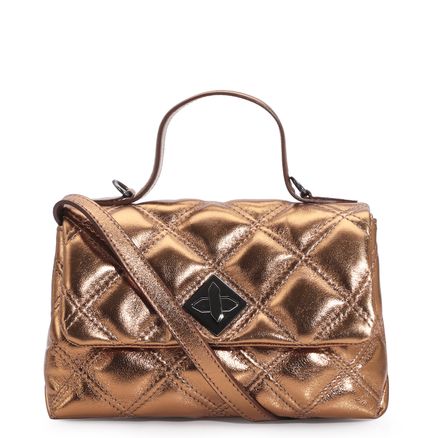 Bolsa De Mão - Couro Bronze