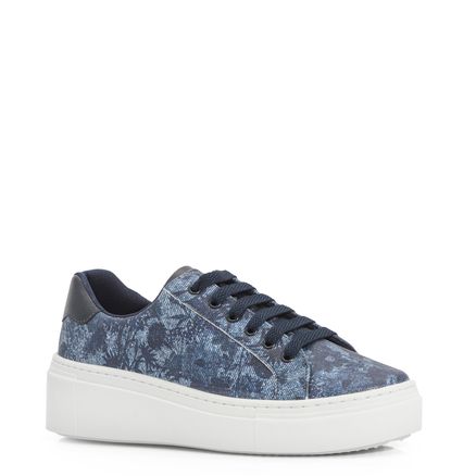 Tênis - Jeans Floral
