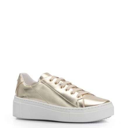 Tênis Flatform - Metalizado Champagne