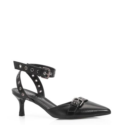 Scarpin - Couro Preto
