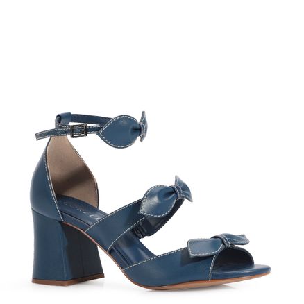 Sandália - Couro Azul