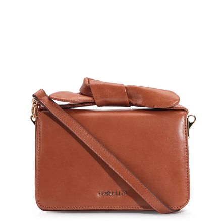 Bolsa Transversal - Couro Caramelo