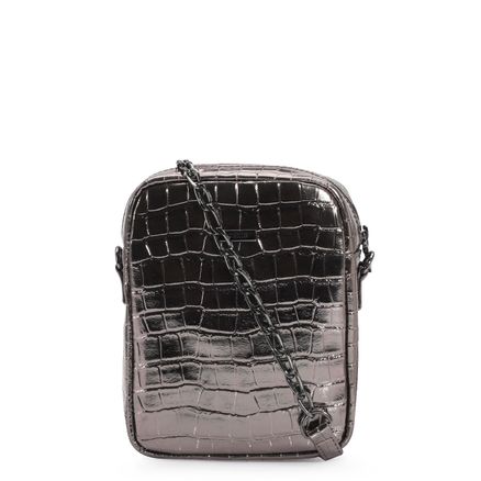 Bolsa Transversal - Alt Croco Prata