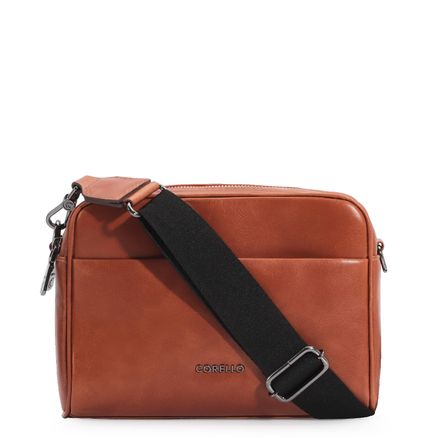 Bolsa Transversal - Couro Caramelo