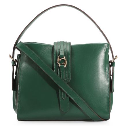 Bolsa De Mão - Couro Verde