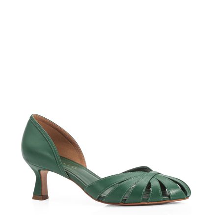 Scarpin - Couro Verde