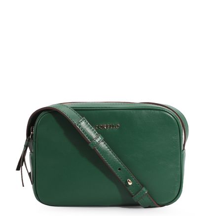 Bolsa Transversal - Couro Verde