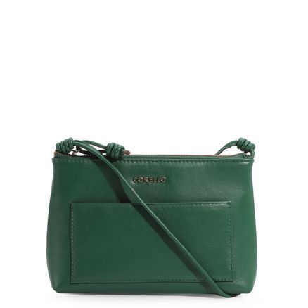 Bolsa Transversal - Couro Verde