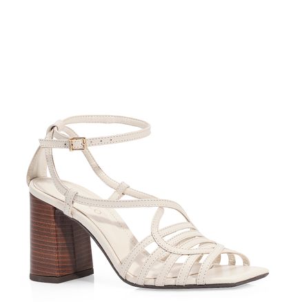 Sandália - Couro Off White