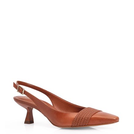 Scarpin - Couro Caramelo