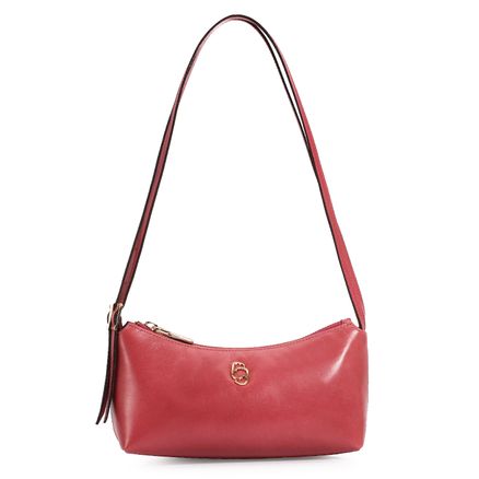 Bolsa De Ombro - Couro Rosa