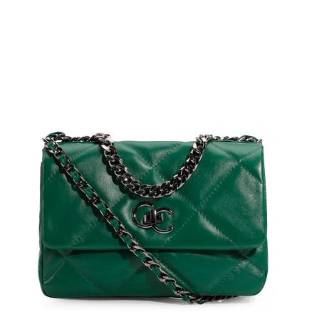 Bolsa Transversal - Couro Verde