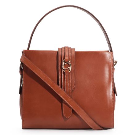 Bolsa De Mão - Couro Caramelo