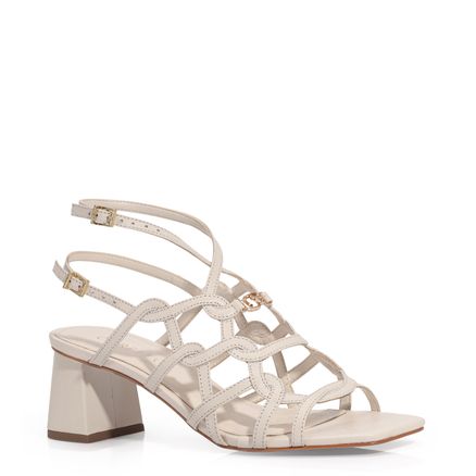 Sandália - Couro Off White
