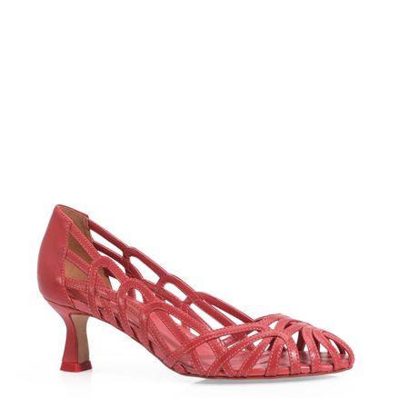 Scarpin - Couro Rosa