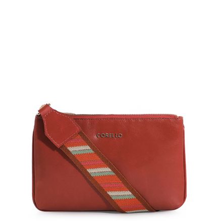Bolsa Transversal - Couro Rosa