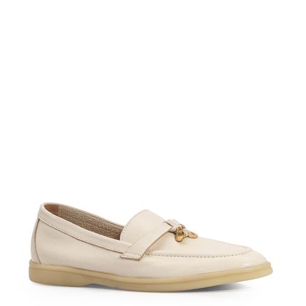 Mocassim - Couro Off White