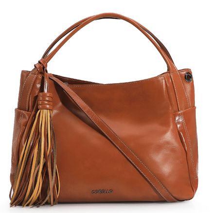 Bolsa Tote - Couro Caramelo