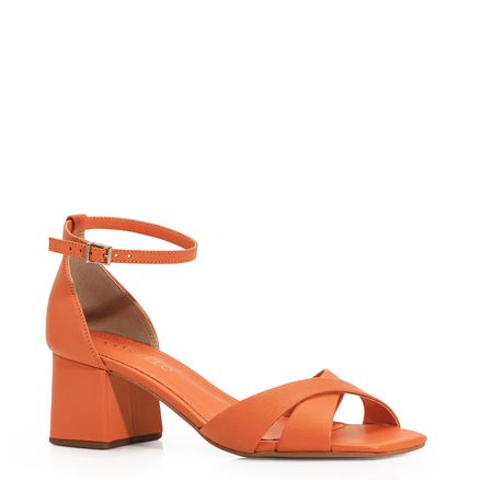 Sandália - Couro Laranja