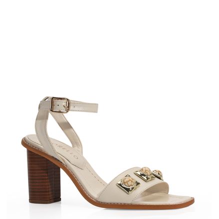Sandália - Couro Off White