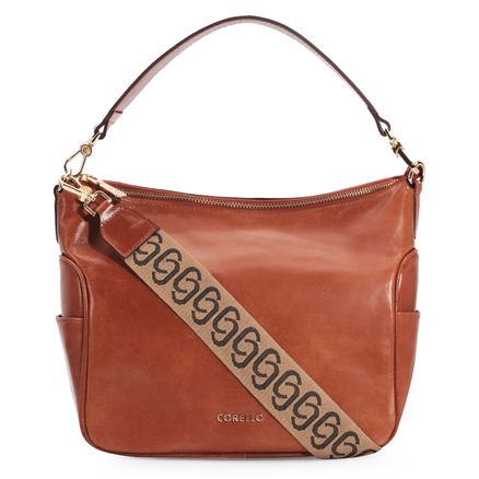 Bolsa Hobo - Couro Caramelo