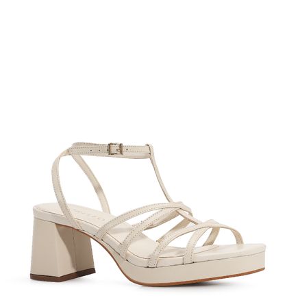 Sandália - Couro Off White