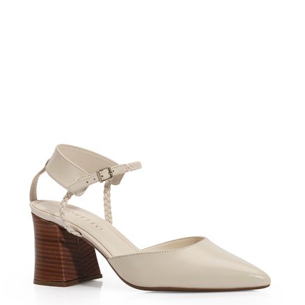 Scarpin - Couro Off White