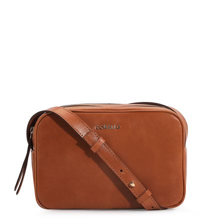 Bolsa Transversal - Couro Caramelo