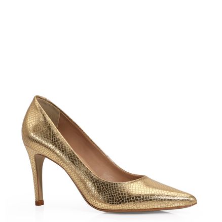 Scarpin Classic - Alt Serpente Ouro