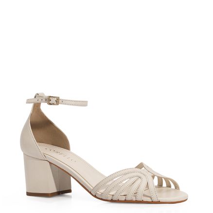 Sandália - Couro Off White