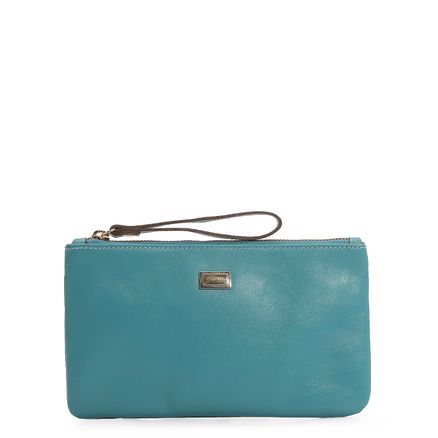 Bolsa Pequena - Couro Azul
