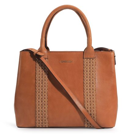 Bolsa Tote - Couro Caramelo