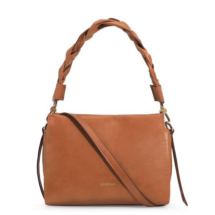 Bolsa De Mão - Couro Caramelo