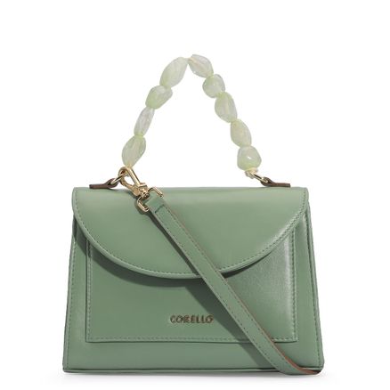 Bolsa De Mão - Couro Verde