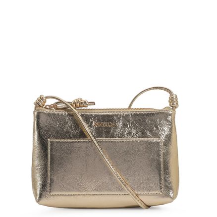 Bolsa Transversal - Couro Champagne