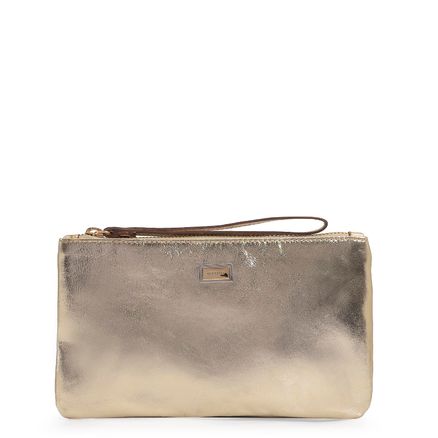 Bolsa Pequena - Couro Champagne