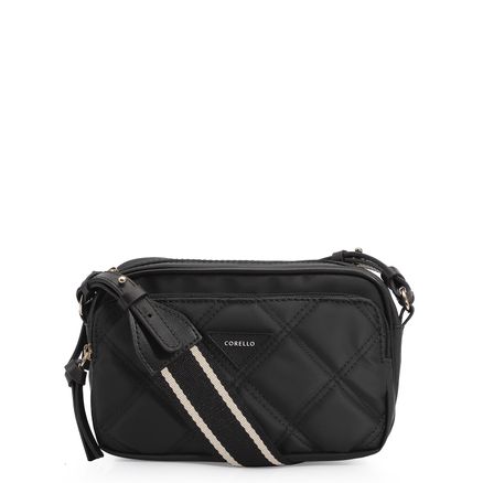 Bolsa Transversal - Nylon / Couro
